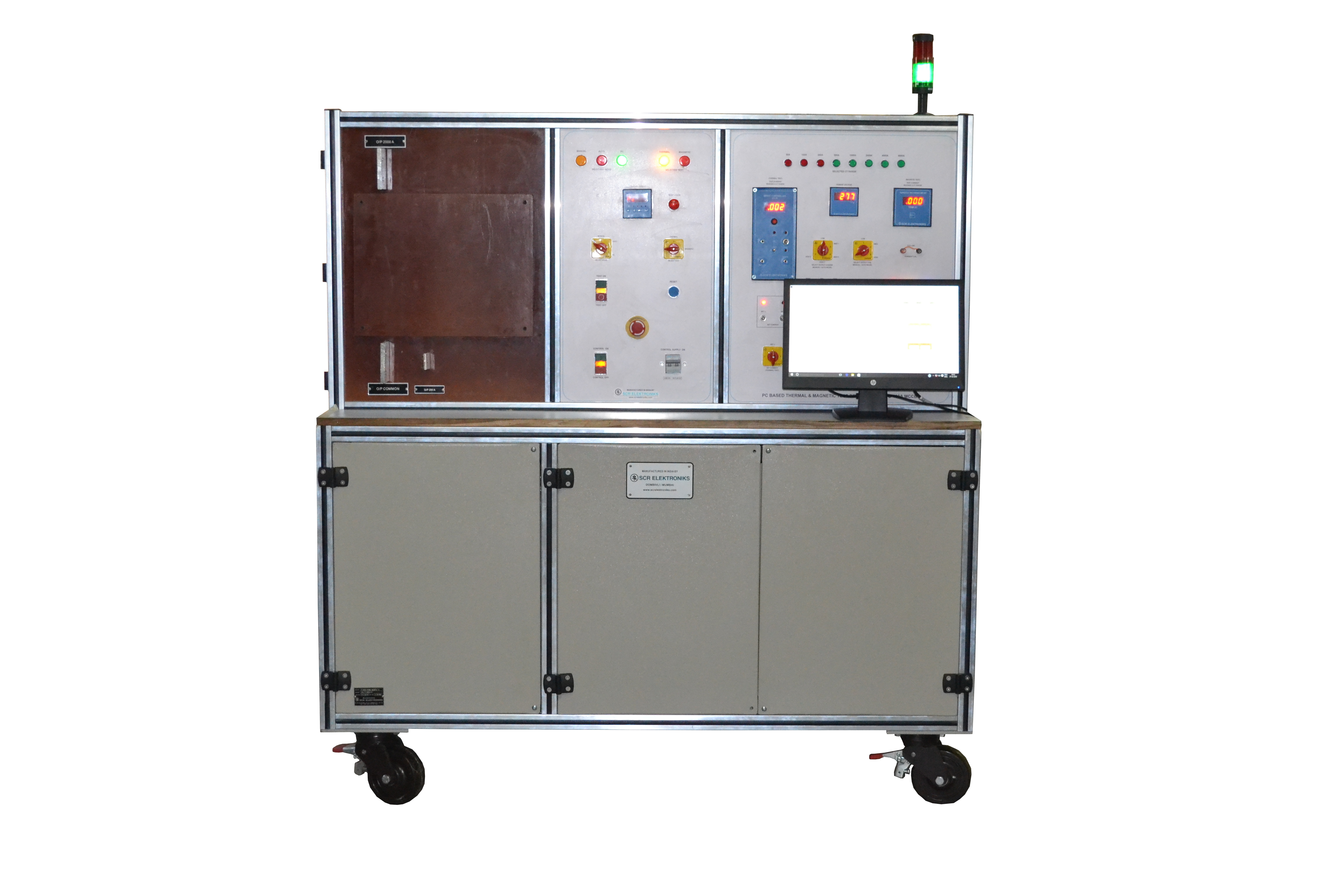 JS-125 Digistar - Thermal + Magnetic Test Bench for MCCB- Clean